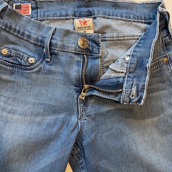 True Religion SZ 26 Skinny Denim Blue Jeans D32 - Picture 11 of 13